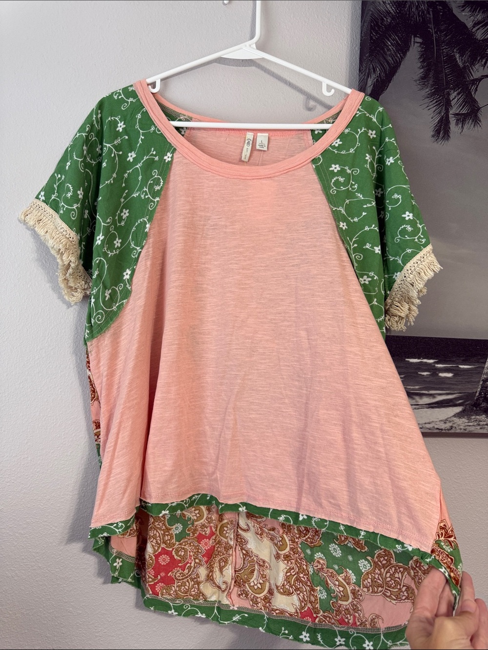 Cato Patchwork Boho Fringe Tunic